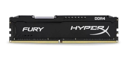 Imagem 3 de 3 de Memória Ram Kingston Hyperx Fury 16gb 2666mhz Ddr4 Black