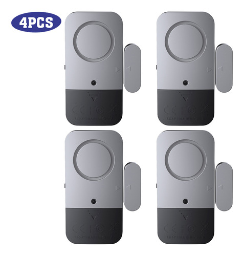 Set De Alarma Para Puertas Y Ventanas, Compatible Con Sensor