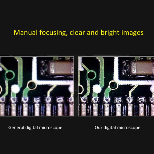 Microscopio Digital 1000x Magnification Usb Con 8 Led