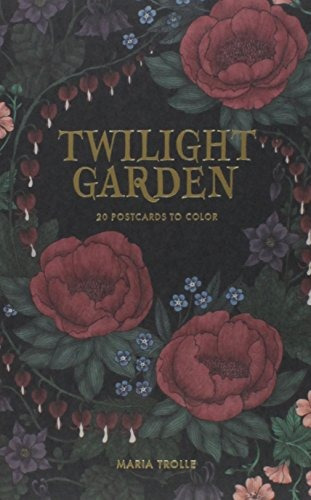 Twilight Garden 20 Postcards Published In Sweden As Blomster