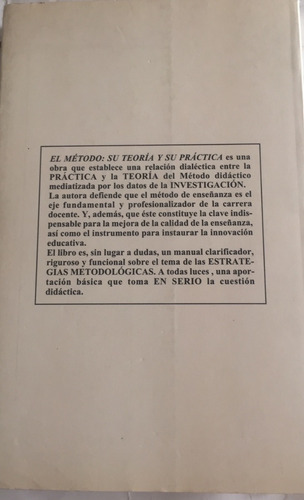 Libro El Metodo: Su Teoria Y Su Practica