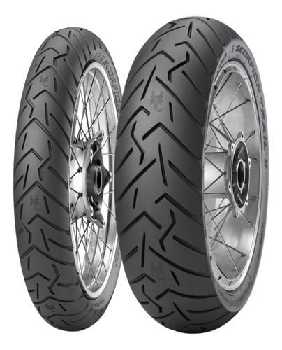 Par Pneus Pirelli Trail Ii 120/70-19+170/60-17 (w) Mts V4