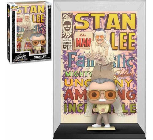 Stan Lee 01 The Man Spider-man Funko Pop Comics Covers Nuevo