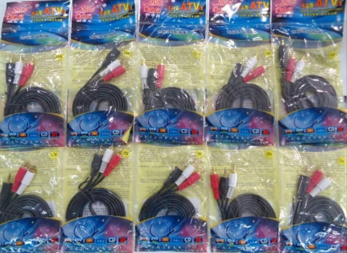 Imagen 2 de 2 de Cable De Audio Rca A Plug 3.5mm 1.5metros