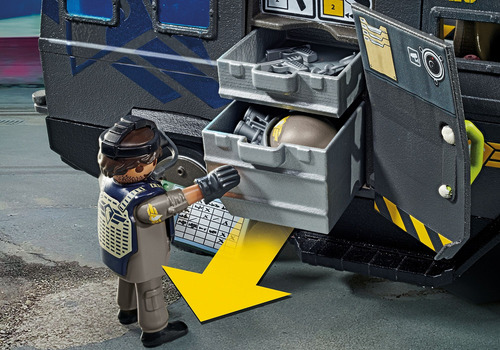 Playmobil 71144 Camioneta Swat Policía Playlgh Negro