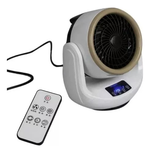 Mini Calentador De Ambiente Y Ventilador Con Control Remoto