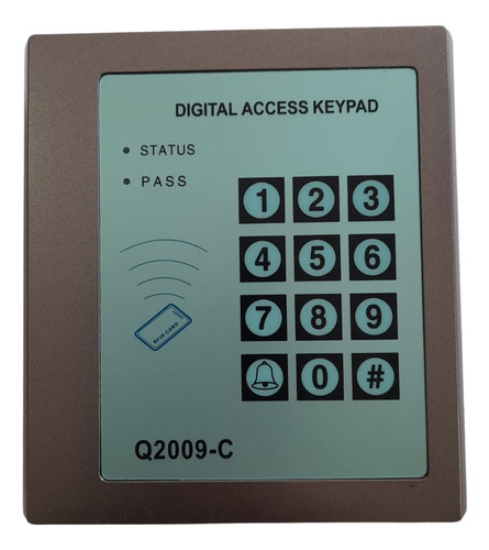 Teclado De Acceso Pronext Cas 200 Llaveros Tarjetas Rfid 