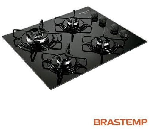 Fogão cooktop gás Brastemp Ative! BDD62 preto 110V/220V