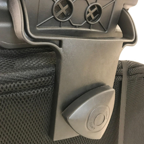 Iko Shop Silla gamer ergonómica negra con tapizado de tela