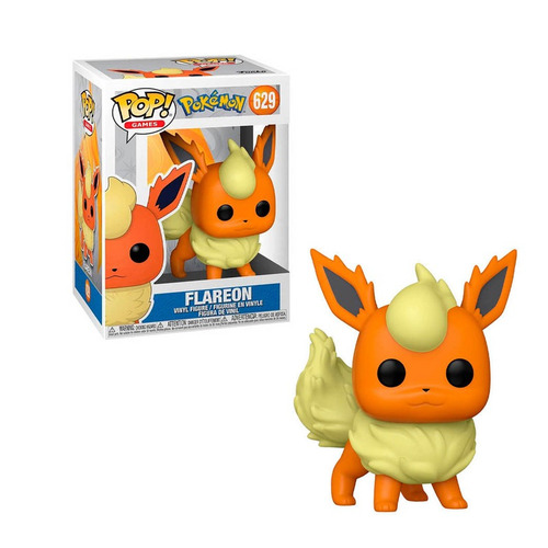 Imagen 2 de 3 de Figura De Acción Pokémon Flareon De Funko Pop! Games