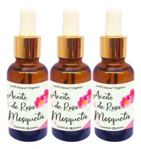 Comprar Pack De 3 Aceites De Rosa De Mosqueta 100% Puro Envío Gratis