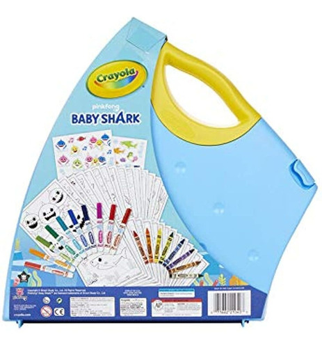 Crayola Baby Shark Art Set, 50 Piezas, Regalo Para Niños, 3,