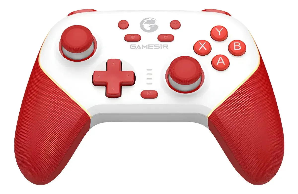 Joystick Gamesir Super Nova Inalámbrico Rojo-blanco Rojo
