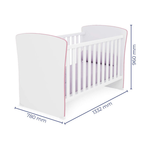 Berço Mini Cama Com Perfil Doce Sonho Qmovi Cd
