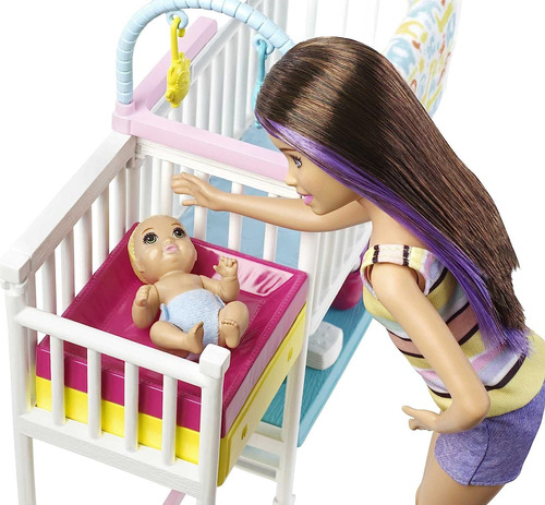 Barbie Skipper Babysitters Inc Molls Playset, Nap N Nurture