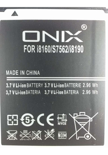Batería Onix Eb425161lu Para Galaxy S Duos S7562 - S7582