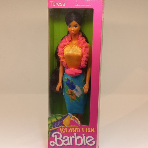 Barbie Teresa Island 1987 Latina Amiga Mattel Antigo 1990 80