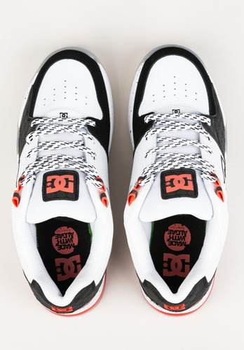 Imagen 7 de 9 de Tenis Dc Shoes Versatile White Black Blue Skate Hombre