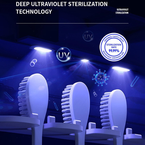 Desinfectante Y Soporte Para Cepillos De Dientes Uv