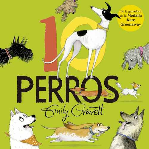 10 Perros, De Emily Gravett. Editorial Picarona, Tapa Blanda, Edición 1 En Español