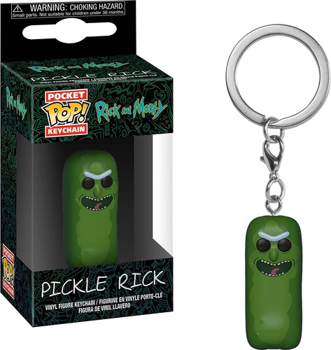 Funko 35929 Pop! Llavero: Rick & Mortypickle Rick, Multicolo