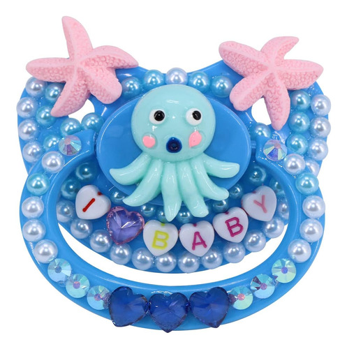 Chupete De Tamaño Adulto Candy Cute Baby Chupetes (pulpo Azu