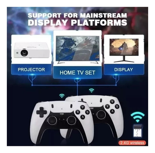 Game Stick Pro 4k Hdmi +20.000 Games 20 Consolas Blanco