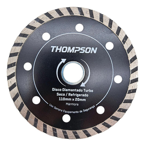 Disco Diamantado Thompson Turbo Seco / Refrigerado 110mm X 2