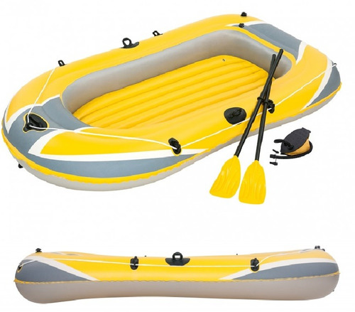 Bote Inflable 2 Personas Con Remo  Hasta 190 Kgs.