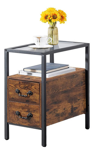 Vecelo Industrial End Side Nightstands/mesita De Noche Para 