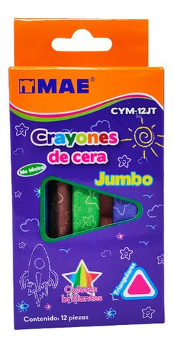 Crayon Mae Triangular Jumbo