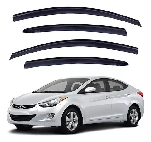 Bota Agua Para Hyundai Elantra 2011 Al 2015 Deflector X4