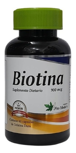 Pack 2 Biotina 900mcg Fito Medi - Unidad a $1267