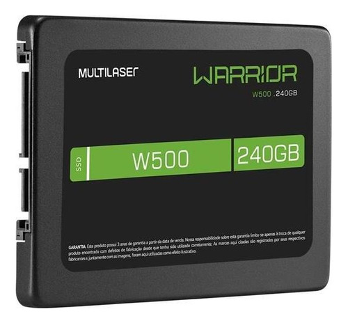Disco sólido interno Multilaser W500 SS210 240GB verde-escuro