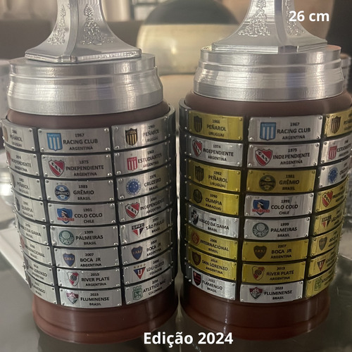 Replica Taça Libertadores São Paulo + Mascote 2023