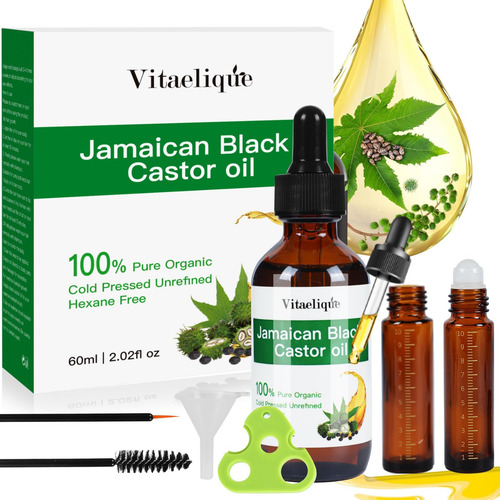 Aceite Capilar Vitaelique Aceite De Ricino Negro Jamaicano,