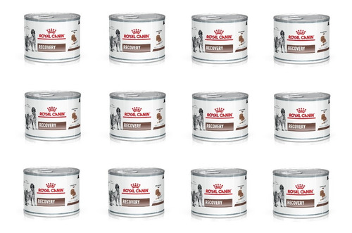 12 Latas Recovery Rs Royal Canin De 145 Grs
