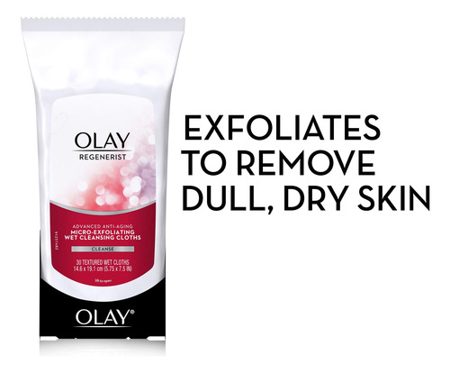 Paños Limpiadores Olay Regenerist Microexfoliantes, 30 Unida