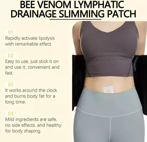 Xinnuo Parche De Drenaje Linfático Bee Venon, 10 Unidades, 3