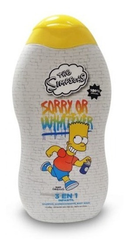Los Simpson 3 En 1  Shampoo Acondicionador  Body Wash