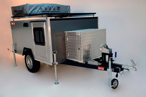 Mini Trailer Camping World Carreta Reboque Cozinha+cama Alko