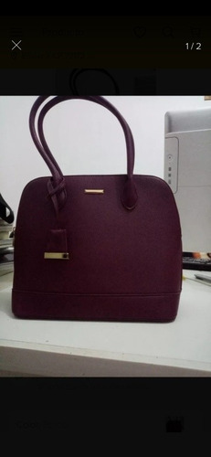 Imagen 2 de 4 de Bolsa Color Vino, Marca Lbel Nueva