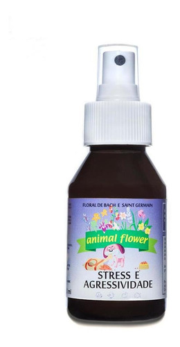Floral Vet Spray Stress E Agressividade Animal Flower 100ml