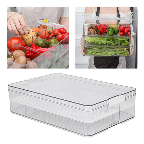Organizador De Almacenamiento De Alimentos De Plástico B