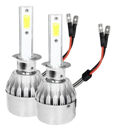 Kit X2 Luces Blancas Cree Led H4 Alta Baja Fiat Uno Fiorino