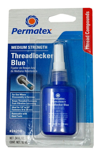 Pegamento Adhesivo Fijador Azul Anaérobico Permatex
