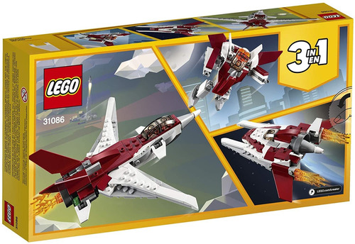 Lego Creator 3in1 Futuristic Flyer 31086 Kit De Construcción