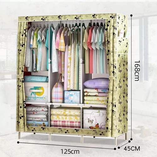 Closet Organizador Ropa Rack Ropero Repisas Armario Portatil