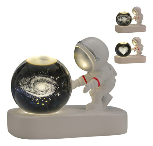 Luz Nocturna Led 3d Galaxy Crystal Ball, Sistema Solar