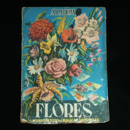 Álbum De Figurinhas Flores Do Mundo Inteiro Incompleto